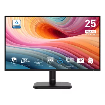 MSI PRO MP251L E2 kompiuterio monitorius 62,2 cm (24,5 colio) 1920 x 1080 pikselių Full HD LED juodas