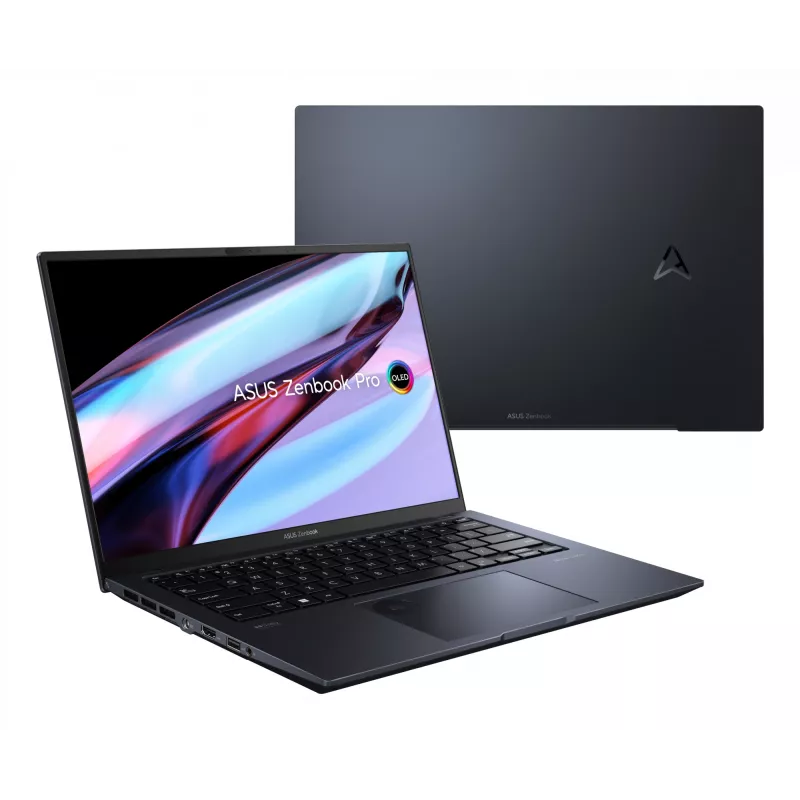 ASUS Zenbook Pro 14 OLED UX6404VV-M9004W Intel® Core™ i7 i7-13700H Nešiojamasis kompiuteris 36.8 cm (14.5 col.) Jutiklinis 2.8K 16 GB DDR5-SDRAM 512 GB SSD NVIDIA GeForce RTX 4060 Wi-Fi 6E (802.11ax) Windows 11 Home Juoda