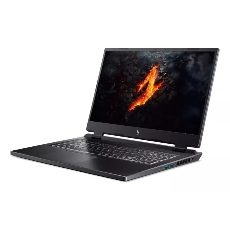 Acer Nitro 17 AN17-42-R75W AMD Ryzen™ 7 8845HS nešiojamasis kompiuteris 43.9 cm (17.3 col.) Quad HD 16 GB DDR5-SDRAM 1 TB SSD NVIDIA GeForce RTX 4070 Wi-Fi 6 (802.11ax) Windows 11 Home juodos spalvos