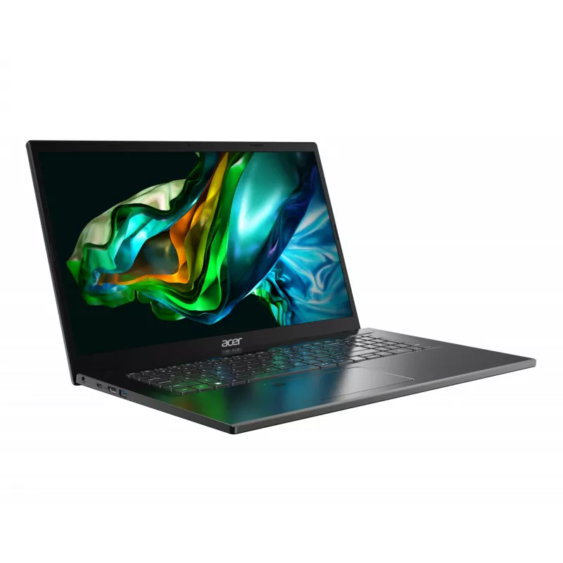 Acer Aspire 5 17 A517-58GM-54Z0 Intel® Core™ i5 i5-1335U Nešiojamasis kompiuteris 43.9 cm (17.3 col.) Full HD 16 GB DDR4-SDRAM 512 GB SSD NVIDIA GeForce RTX 2050 Wi-Fi 6E (802.11ax) Windows 11 Pro Pilka