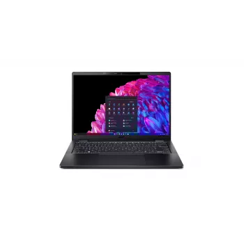 Acer TravelMate P6 14 TMP614-73-TCO-72YL Intel Core Ultra 7 155H nešiojamas kompiuteris 35.6 cm (14 colių) WQXGA 32 GB LPDDR5x-SDRAM 1 TB SSD Wi-Fi 7 (802.11be) Windows 11 Pro olandiška juoda