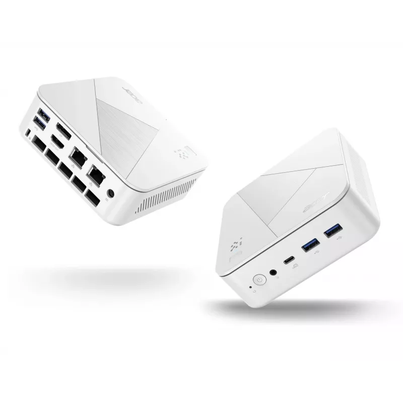 Acer Revo Box RB102-20CPW Mini Copilot+ PC Intel Core Ultra 5 226V 16 GB LPDDR5x-SDRAM 1 TB SSD Windows 11 Home Mini PC White