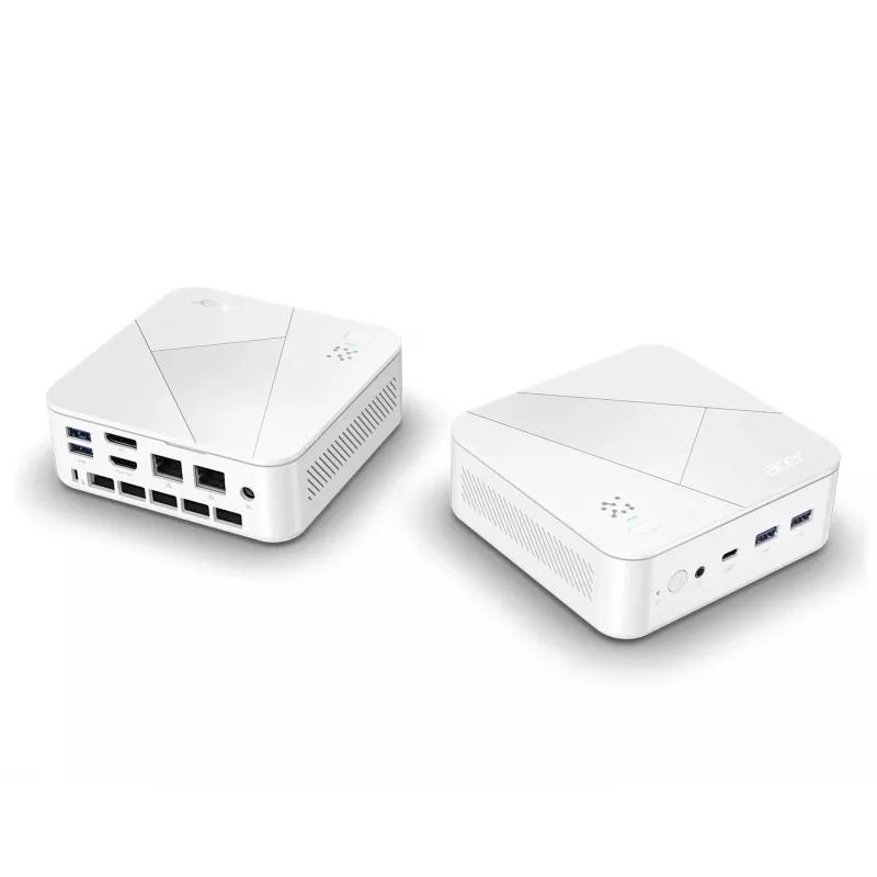 Acer Revo Box RB102-20CPW Mini Copilot+ PC Intel Core Ultra 5 226V 16 GB LPDDR5x-SDRAM 1 TB SSD Windows 11 Home Mini PC White
