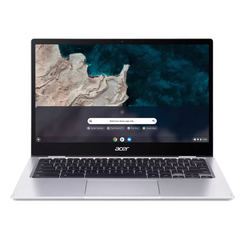 Acer Chromebook CP513-1HL-S1YN Snapdragon 7c 33,8 cm (13,3 col.) jutiklinis ekranas Full HD 8 GB LPDDR4x-SDRAM 128 GB eMMC Wi-Fi 5 (802.11ac) ChromeOS for Enterprise sidabrinis