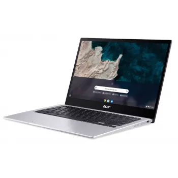 Acer Chromebook CP513-1HL-S1YN Snapdragon 7c 33,8 cm (13,3 col.) jutiklinis ekranas Full HD 8 GB LPDDR4x-SDRAM 128 GB eMMC Wi-Fi 5 (802.11ac) ChromeOS for Enterprise sidabrinis