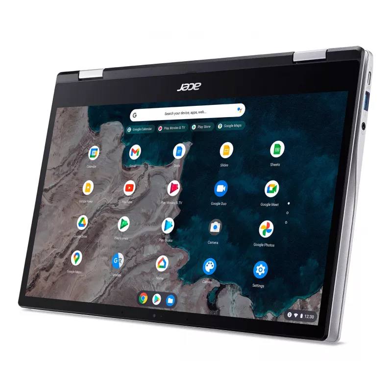 Acer Chromebook CP513-1HL-S1YN Snapdragon 7c 33,8 cm (13,3 col.) jutiklinis ekranas Full HD 8 GB LPDDR4x-SDRAM 128 GB eMMC Wi-Fi 5 (802.11ac) ChromeOS for Enterprise sidabrinis