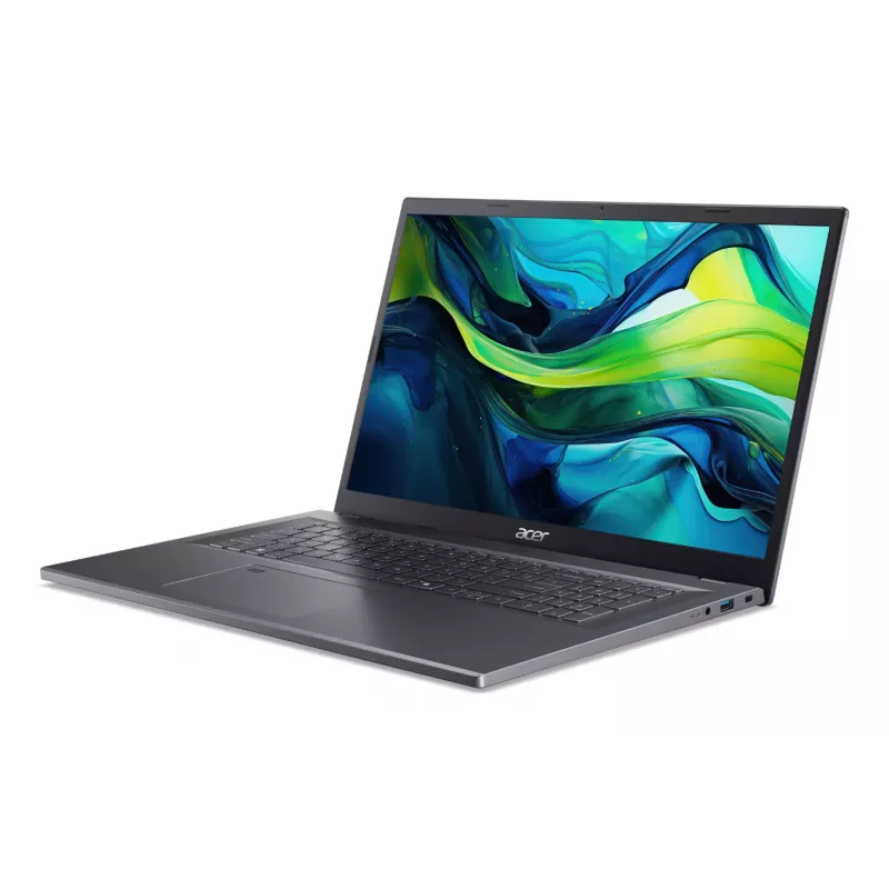 Acer Aspire 17 Pro A17-51M-56NU Intel® Core™ i5 i5-1334U Nešiojamasis kompiuteris 43.9 cm (17.3 col.) Full HD 16 GB LPDDR5-SDRAM 1 TB SSD Wi-Fi 6E (802.11ax) Windows 11 Pro Pilka