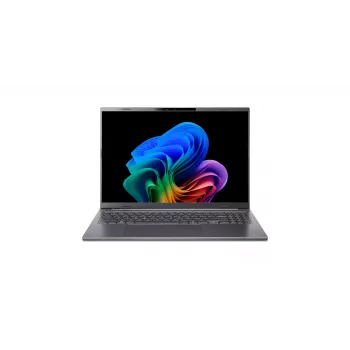 Acer Aspire 16 AI A16-61M-R2SM Copilot+ PC AMD Ryzen™ AI 7 350 Nešiojamasis kompiuteris 40.6 cm (16 colių) WUXGA 16 GB LPDDR5x-SDRAM 512 GB SSD Wi-Fi 6E (802.11ax) Windows 11 Home Pilka