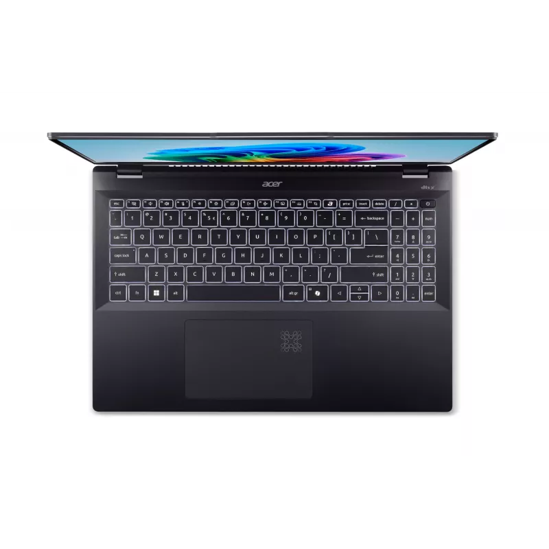 Acer Swift 16 AI SF16-51-53NZ Copilot+ PC Intel Core Ultra 5 226V Nešiojamasis kompiuteris 40,6 cm (16 colių) WQXGA+ 16 GB LPDDR5x-SDRAM 512 GB SSD Wi-Fi 7 (802.11be) Windows 11 Home US International Juoda
