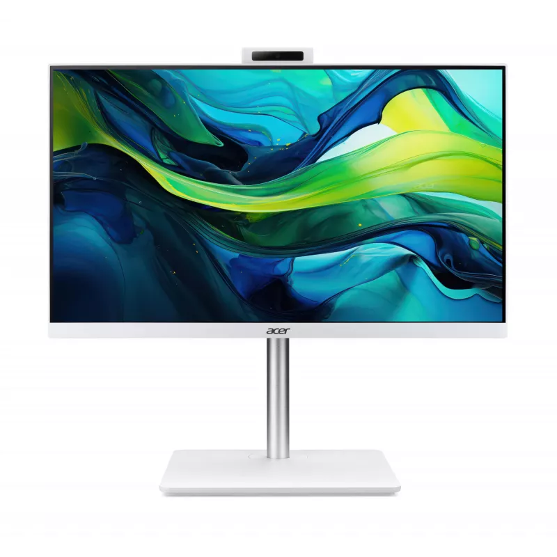 Acer Aspire C24-A WI5418 NL Intel Core 5 120U 60,5 cm (23,8 col.) 1920 x 1080 pikselių „viskas viename“ kompiuteris 16 GB DDR5-SDRAM 1 TB SSD „Windows 11 Home“ belaidis 6 (802.11ax) baltas
