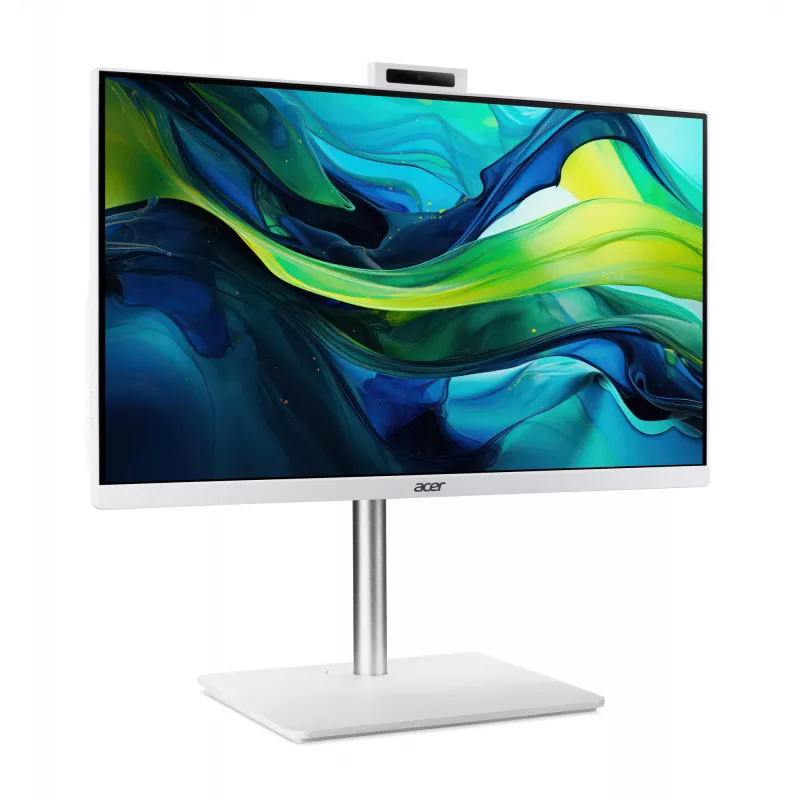 Acer Aspire C24-A WI5418 NL Intel Core 5 120U 60,5 cm (23,8 col.) 1920 x 1080 pikselių „viskas viename“ kompiuteris 16 GB DDR5-SDRAM 1 TB SSD „Windows 11 Home“ belaidis 6 (802.11ax) baltas