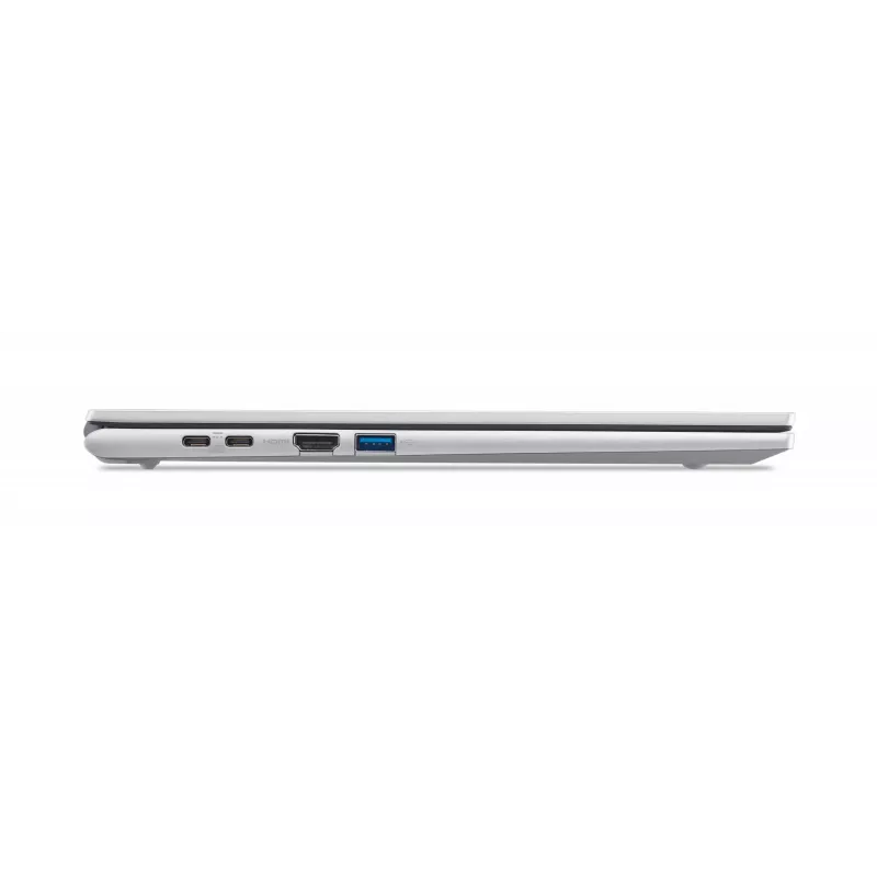 Acer Aspire Go 15 AG15-72P-51YA Intel Core 5 120U Nešiojamasis kompiuteris 39,6 cm (15,6 colio) Full HD 16 GB DDR4-SDRAM 512 GB SSD Wi-Fi 6 (802.11ax) Windows 11 Home Sidabrinis