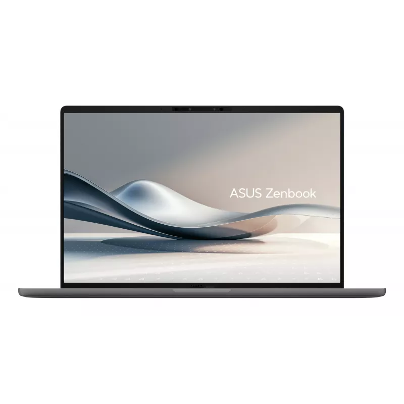 ASUS Zenbook A14 UX3407QA-QD343X Snapdragon X1-26-100 nešiojamasis kompiuteris 35,6 cm (14 colių) WUXGA 32 GB LPDDR5x-SDRAM 1 TB SSD Wi-Fi 6E (802.11ax) Windows 11 Pro pilka