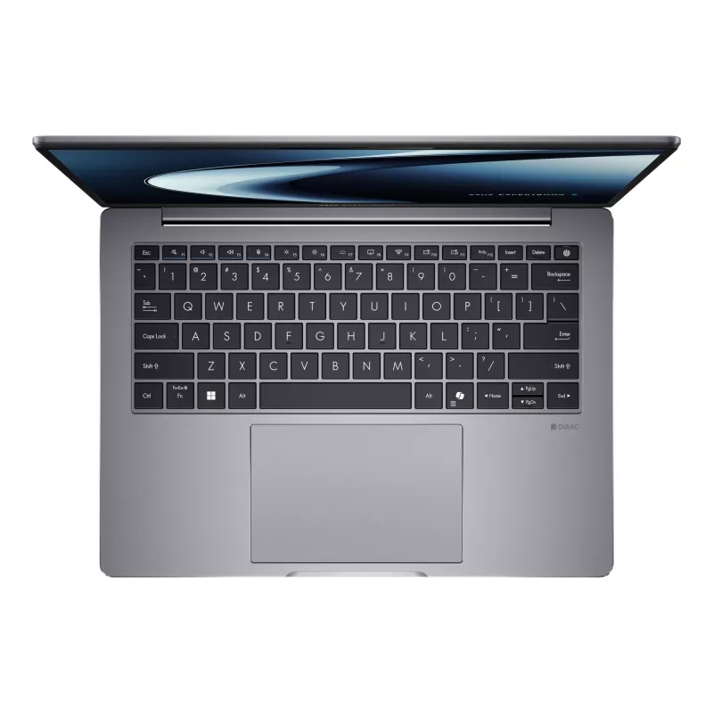 ASUS ExpertBook P3 P3405CVA-NZ0416 Intel® Core™ i7 i7-13620H nešiojamasis kompiuteris 35.6 cm (14 col.) WQXGA 16 GB DDR5-SDRAM 512 GB SSD Wi-Fi 6 (802.11ax) German Pilka