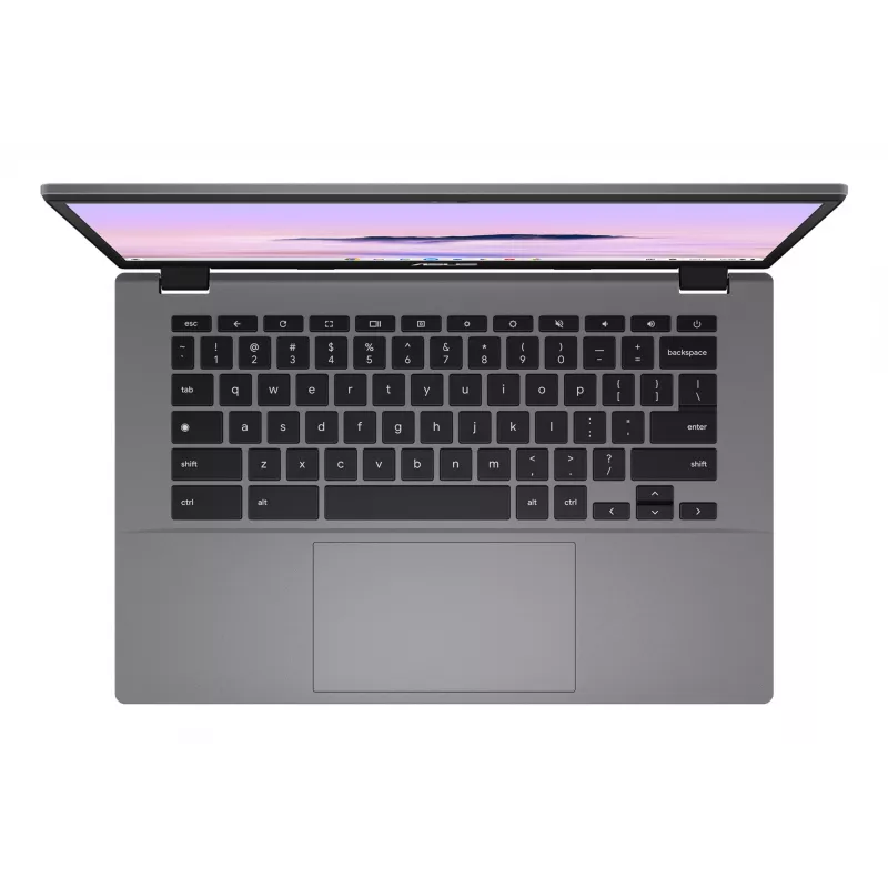 ASUS Chromebook Plus CX34 CX3402CVA-PQ1230 Intel® Core™ i3 i3-1315U 35,6 cm (14 col.) jutiklinis ekranas Full HD 8 GB LPDDR5x-SDRAM 256 GB UFS Wi-Fi 6E (802.11ax) ChromeOS German Pilka