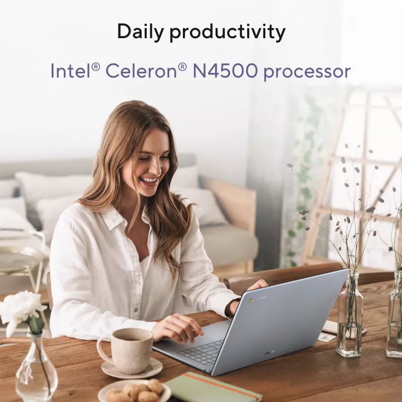 ASUS Chromebook CB1505CTA-S70197-CBE Intel® N N150 39,6 cm (15,6 colio) Full HD 8 GB LPDDR5-SDRAM 64 GB eMMC Wi-Fi 6 (802.11ax) ChromeOS US International Pilka