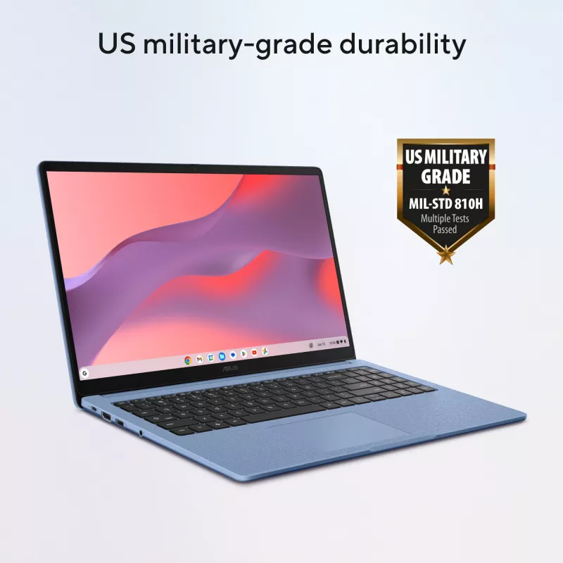 ASUS Chromebook CB1505CTA-S70197-CBE Intel® N N150 39,6 cm (15,6 colio) Full HD 8 GB LPDDR5-SDRAM 64 GB eMMC Wi-Fi 6 (802.11ax) ChromeOS US International Pilka