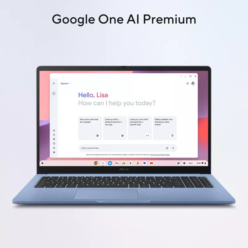 ASUS Chromebook CB1505CTA-S70197-CBE Intel® N N150 39,6 cm (15,6 colio) Full HD 8 GB LPDDR5-SDRAM 64 GB eMMC Wi-Fi 6 (802.11ax) ChromeOS US International Pilka