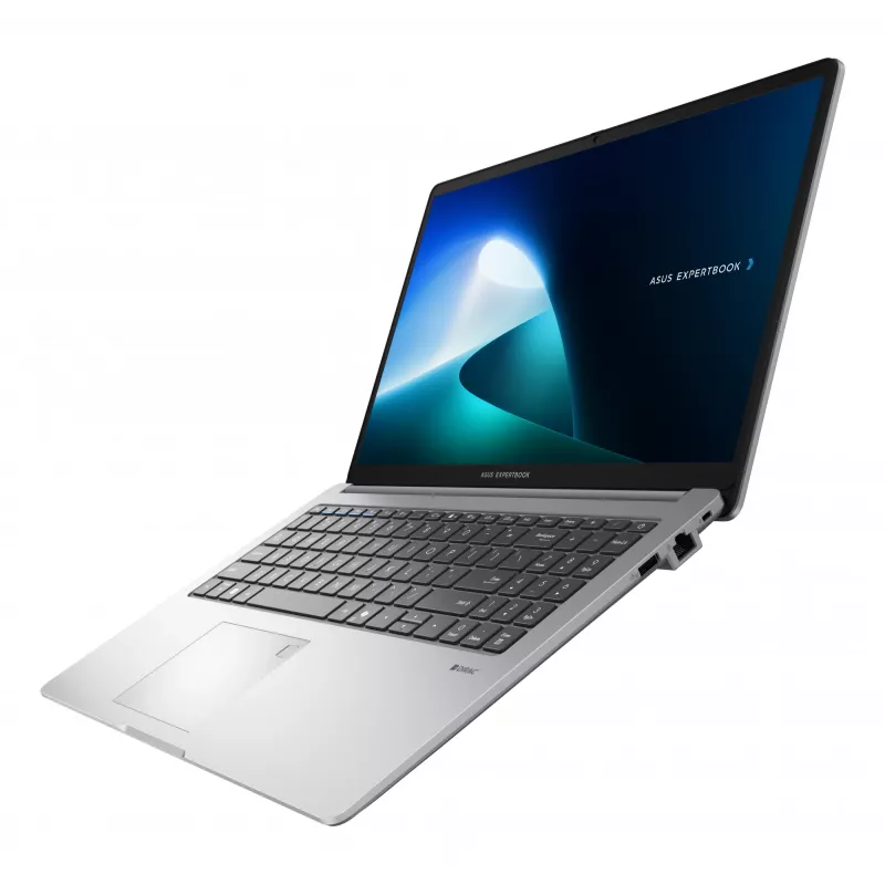 ASUS ExpertBook P1 P1503CVA-S72335W Intel Core 5 210H Nešiojamasis kompiuteris 39,6 cm (15,6 col.) Full HD 16 GB DDR5-SDRAM 512 GB SSD Wi-Fi 6 (802.11ax) Windows 11 Home Vokiškai pilka