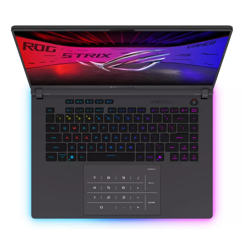 ASUS ROG Strix G16 G615JMR-DICRV235W Intel® Core™ i7 i7-14650HX Nešiojamas kompiuteris 40,6 cm (16 colių) WUXGA 16 GB DDR5-SDRAM 1 TB SSD NVIDIA GeForce RTX 5060 Wi-Fi 7 (802.11be) Windows 11 Home Juoda, Pilka