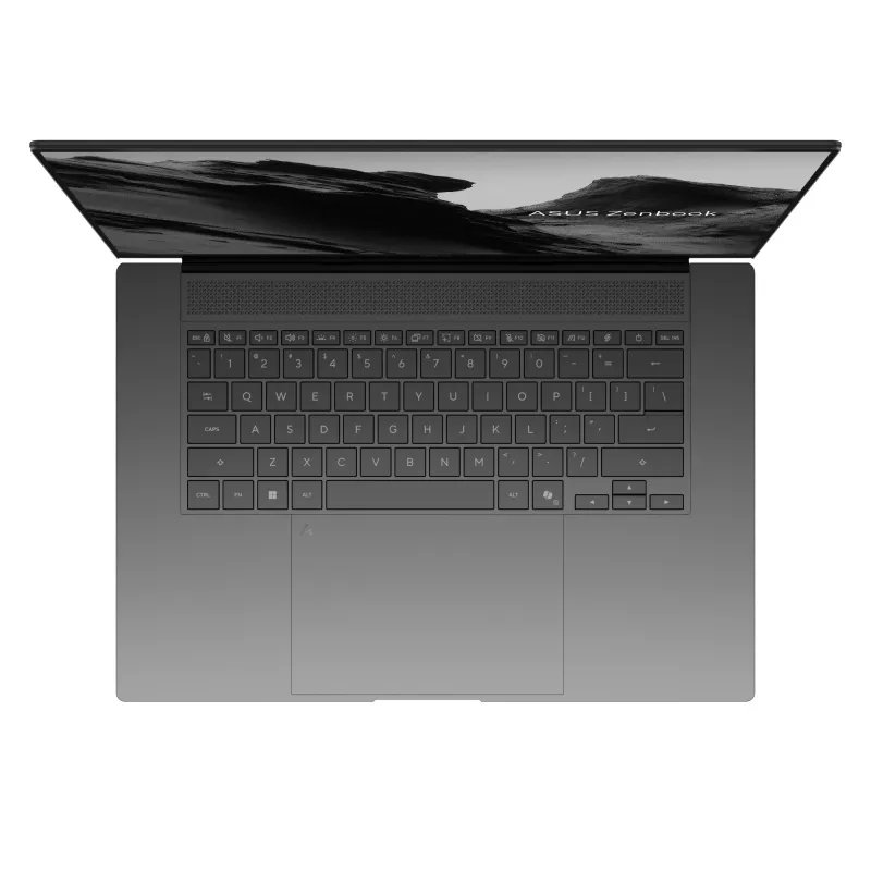 ASUS Zenbook S16 UM5606GA-SR332X Copilot+ PC AMD Ryzen AI 9 465 Nešiojamasis kompiuteris 40,6 cm (16 colių) Jutiklinis ekranas 3K 32 GB LPDDR5x-SDRAM 2 TB SSD Wi-Fi 7 (802.11be) Windows 11 Pro Pilka
