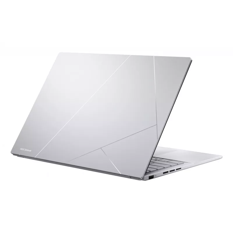 ASUS Zenbook 14 OLED UX3405CA-QD1302W Intel Core Ultra 7 255H nešiojamasis kompiuteris 35.6 cm (14 coliai) WUXGA 16 GB LPDDR5x-SDRAM 1 TB SSD Wi-Fi 7 (802.11be) Windows 11 Home German Sidabrinė