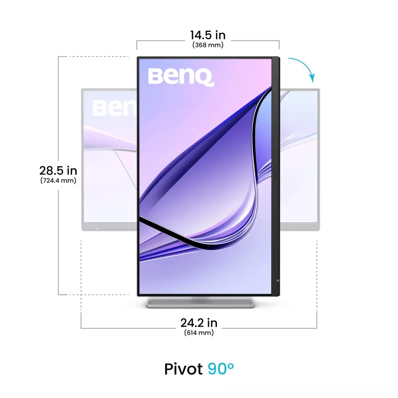 BenQ MA270S kompiuterio monitorius 68.6 cm (27 col.) 5120 x 2880 pikselių 5K Ultra HD LED baltas