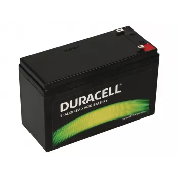 Duracell 12V 7Ah VRLA baterija, sandari švino rūgštinė (VRLA), 12 V, 7 Ah, 84 Wh, juoda, 2,02 kg