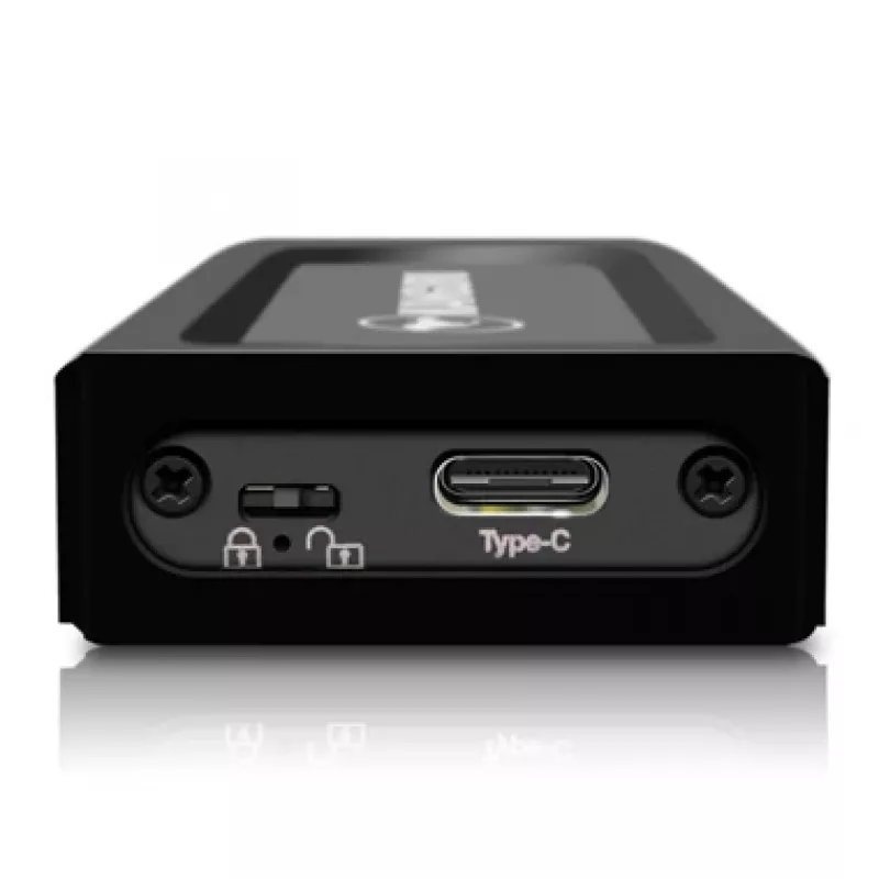iStorage Kanguru UltraLock Superspeed+ USB-C M.2 NVMe External SSD 1 TB| Secure Portable Solid State Drive |Physical Write Protect Switch| Secure Firmware| TAA Compliant |