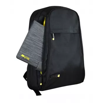 Techair TANZ0701v6 14-15,6 colio juoda klasikinė kuprinė, 39,6 cm (15,6 colio), petnešos dirželis, 760 g