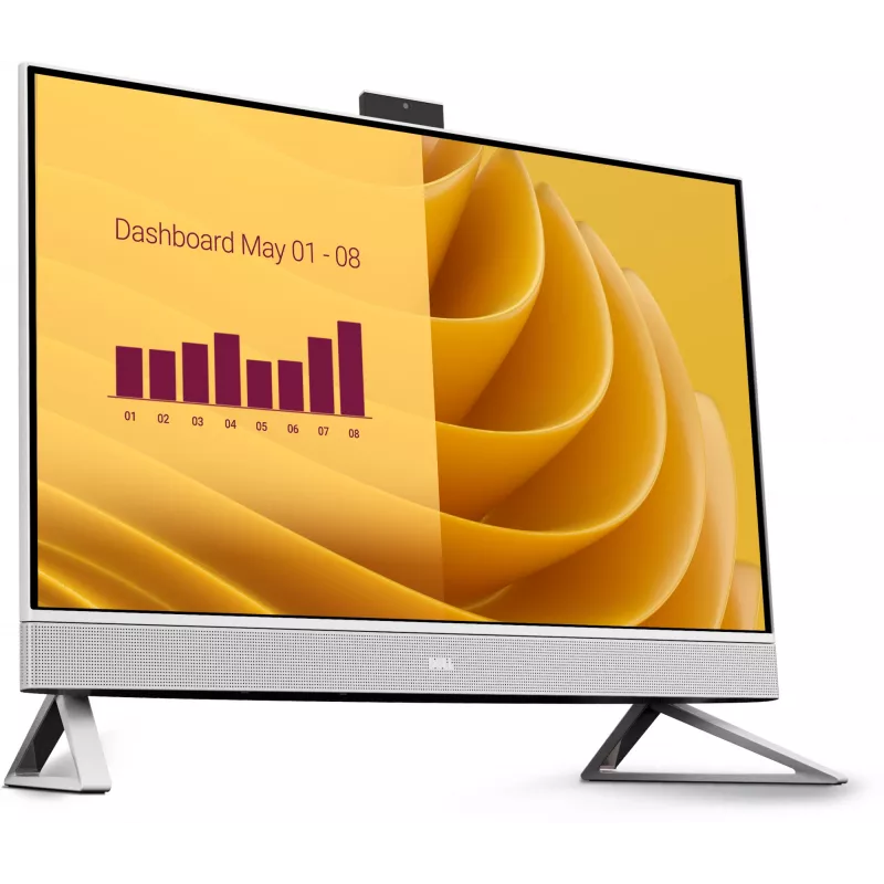 DELL EC27250 Intel Core 7 150U 68.6 cm (27 inch) 1920 x 1080 Pixeliai Viskas viename kompiuteris 32 GB DDR5-SDRAM 2 TB SSD Windows 11 Pro Wi-Fi 6E (802.11ax) Perlamutrinė, Balta
