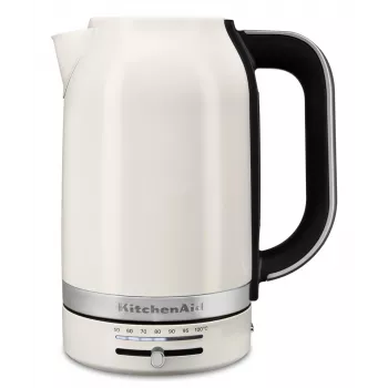 KitchenAid 5KEK1701EPL elektrinis virdulys 1,7 L 2400 W juodas, nerūdijantis plienas, baltas