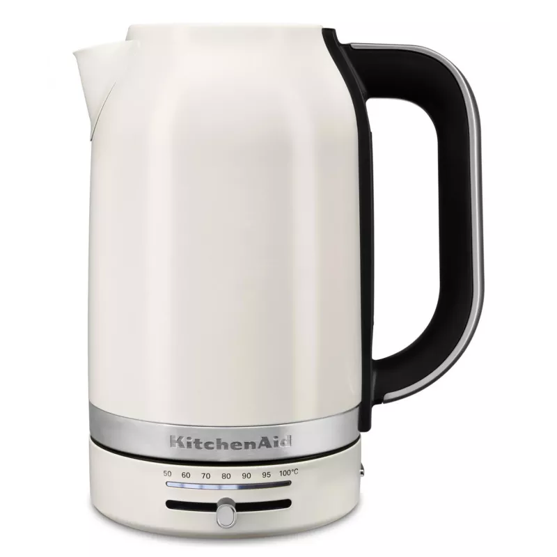KitchenAid 5KEK1701EPL elektrinis virdulys 1,7 L 2400 W juodas, nerūdijantis plienas, baltas