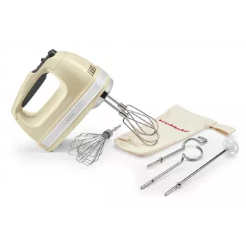 KitchenAid 5KHM9212EAC Rankinis plaktuvas 85 W Kreminis, Sidabrinis