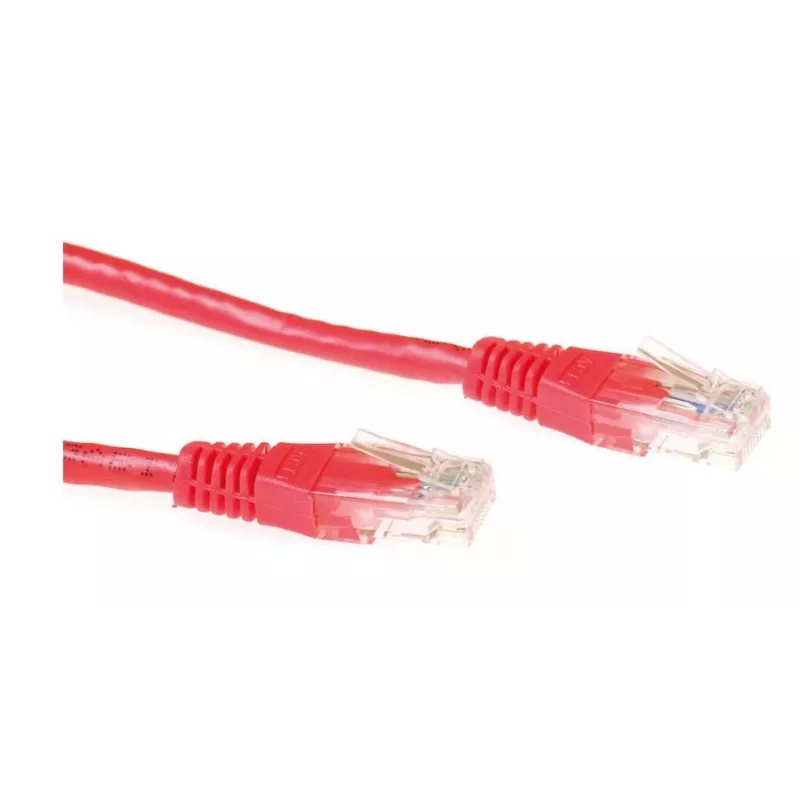 Microconnect B-UTP605R-B tinklo kabelis Raudonas 5 m Cat6 U/UTP (UTP)
