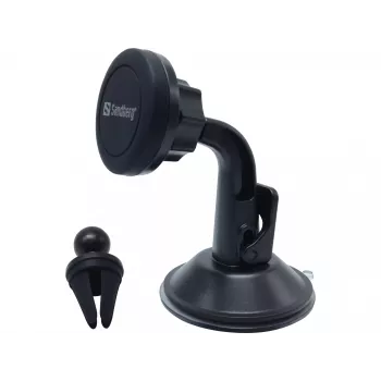 Sandberg In Car Mobile Magnet Stand Kit, Telefonas, Pasyvus laikiklis, Automobiliui, Juodas