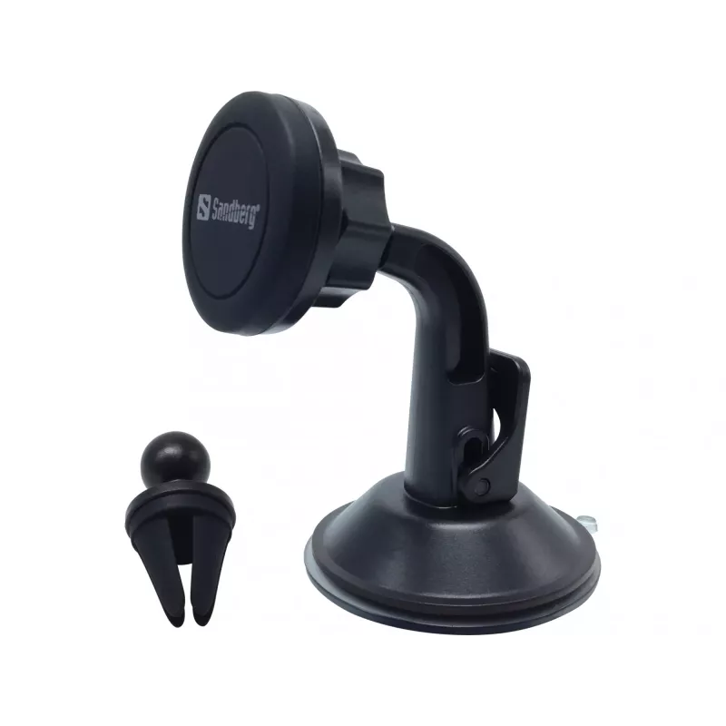 Sandberg In Car Mobile Magnet Stand Kit, Telefonas, Pasyvus laikiklis, Automobiliui, Juodas