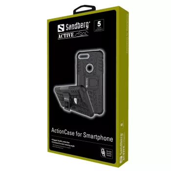 Sandberg ActionCase, skirtas iPhone X/XS, Dangtelis, Apple, iPhone X, Juoda