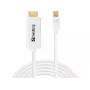 Sandberg MiniDP 1.2 > HDMI 4K 2m, 2 m, Mini DisplayPort, HDMI, vyriška, vyriška, balta