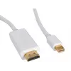 Sandberg MiniDP 1.2 > HDMI 4K 2m, 2 m, Mini DisplayPort, HDMI, vyriška, vyriška, balta