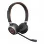 Jabra EVOLVE 65 MS Stereo, laidinis ir belaidis, biurui / skambučių centrui, 111 g, ausinės, juodos