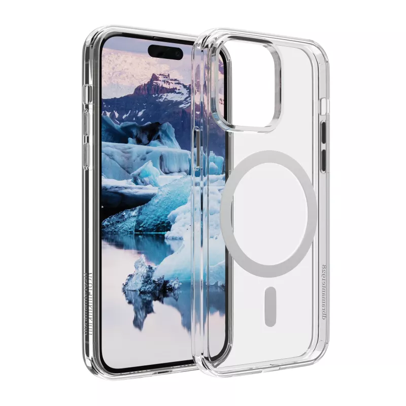 dbramante1928 Iceland Pro MagSafe suderinamas - iPhone 15 Pro, Dėklas, Apple, iPhone 15 Pro, Skaidrus, Balta
