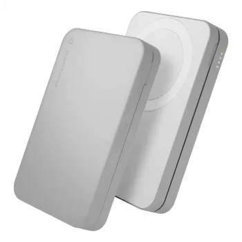 dbramante1928 re-charge – išorinė baterija 8K WL – 3in1 – Qi1.3 – WHT