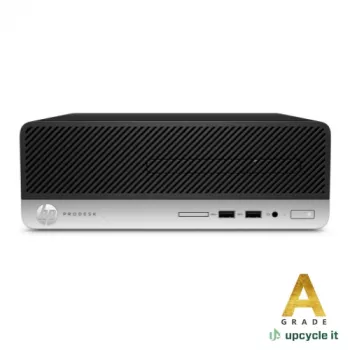 upcycle it HP ProDesk 600 G5 SFF (Atnaujintas) A Intel® Core™ i5 i5-9400T 16 GB DDR4-SDRAM 256 GB SSD Windows 11 Pro PC Juoda, Sidabrinė