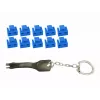 Microconnect MC-RJ45PORTBLOCK-B prievado blokatorius RJ-45 Mėlynas 10 vnt.