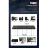Microconnect MC-HDMISPLITTER0108-4K vaizdo skirstytuvas HDMI 8x HDMI