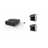 Vivolink Audiopack Subwoofer 6.5 40W + 2 x aukščiausios klasės lubiniai garsiakalbiai (Ribotas rinkinio pasiūlymas) Juoda Laidinis 110 W