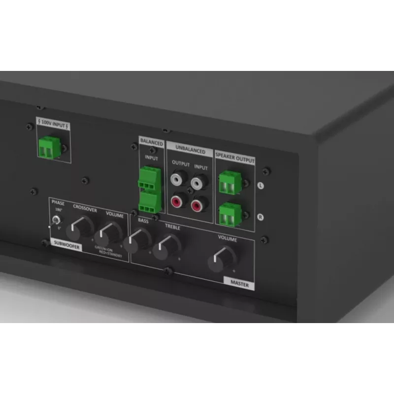 Vivolink Audiopack Subwoofer 6.5 40W + 2 x aukščiausios klasės lubiniai garsiakalbiai (Ribotas rinkinio pasiūlymas) Juoda Laidinis 110 W