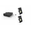 Vivolink Audiopack Subwoofer + 2 x premium in-wall speakers (Limited Bundle Pack Offer) Juoda Wired 110 W