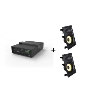 Vivolink Audiopack Subwoofer + 2 x premium in-wall speakers (Limited Bundle Pack Offer) Juoda Wired 110 W